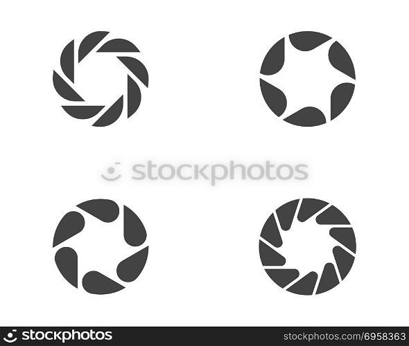 Photography logo design Template. Photography logo design Template vector icon illustration