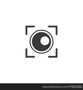 Photography logo design vector template