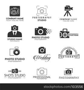 photography logo template set
