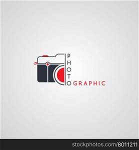 photography logo template theme. camera photography logo template theme vector art illustration