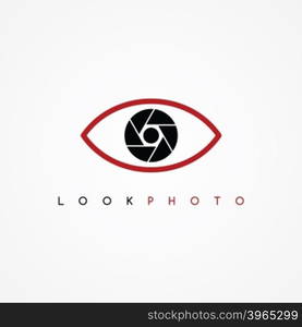 photography symbol theme. photography symbol theme logotype vector art illustration