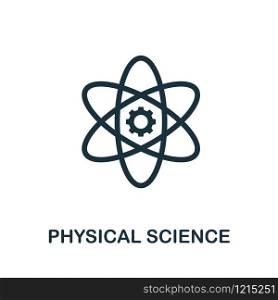 Physical Science vector icon illustration. Creative sign from science icons collection. Filled flat Physical Science icon for computer and mobile. Symbol, logo vector graphics.. Physical Science vector icon symbol. Creative sign from science icons collection. Filled flat Physical Science icon for computer and mobile