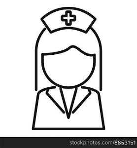Physical therapist nurse icon outline vector. Doctor therapy. Rehab exercise. Physical therapist nurse icon outline vector. Doctor therapy