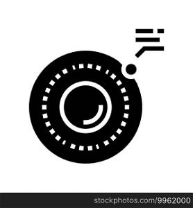 physics hydrogen glyph icon vector. physics hydrogen sign. isolated contour symbol black illustration. physics hydrogen glyph icon vector illustration