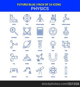 Physics Icons - Futuro Blue 25 Icon pack