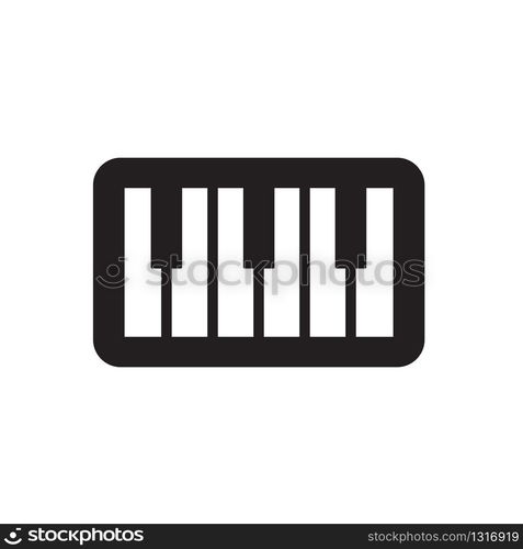 PIANO icon design, flat style icon collection