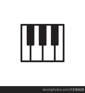 PIANO icon design, flat style icon collection