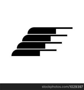 Piano icon Vector Illustration design Logo template