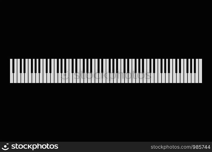 Piano keyboard instrument background. Eps10 vector illustration. Piano keyboard instrument background