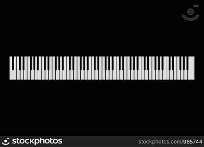 Piano keyboard instrument background. Eps10 vector illustration. Piano keyboard instrument background