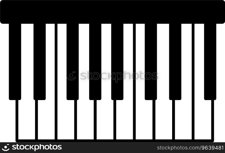Piano keyboard Royalty Free Vector Image