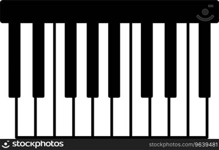 Piano keyboard Royalty Free Vector Image