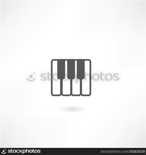 piano keys icon