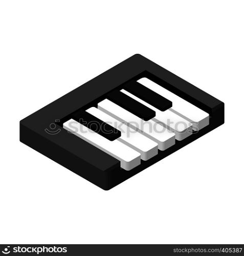Piano keys isometric 3d icon for web and mobile devices. Piano keys isometric 3d icon