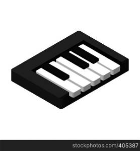 Piano keys isometric 3d icon for web and mobile devices. Piano keys isometric 3d icon