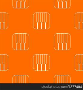 Piano keys pattern vector orange for any web design best. Piano keys pattern vector orange