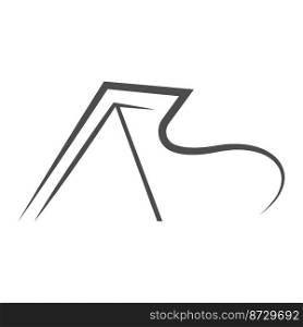 Piano logo icon design illustration