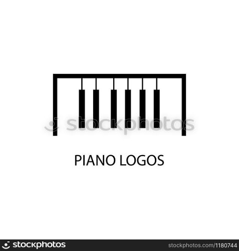 piano logo vector