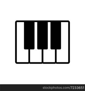 piano - music icon vector design template
