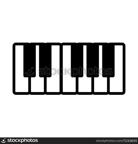 piano - music icon vector design template