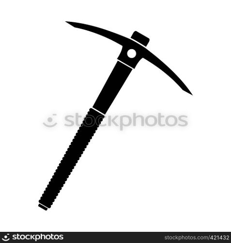 Pick tool black simple icon isolated on white background. Pick tool black simple icon