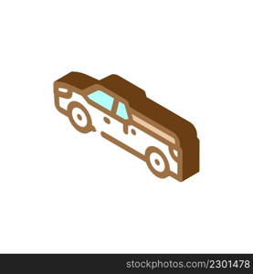 pickup isometric icon vector. pickup sign. isolated symbol illustration. pickup isometric icon vector illustration