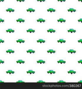 Pickup pattern. Cartoon illustration of pickup vector pattern for web. Pickup pattern, cartoon style