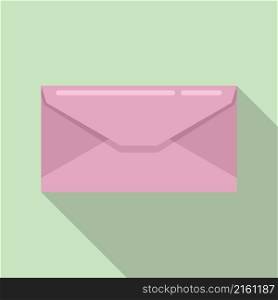 Pictogram envelope icon flat vector. Mail letter. Email paper. Pictogram envelope icon flat vector. Mail letter