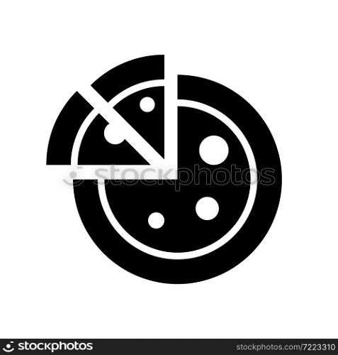 pictogram pizza icon vector