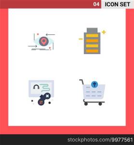 Pictogram Set of 4 Simple Flat Icons of advanced, hobbies, science, ecology, game Editable Vector Design Elements