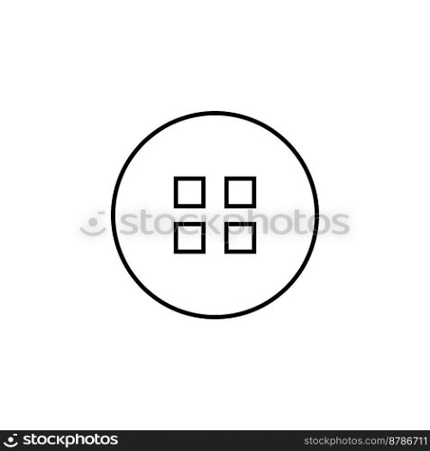 picture of the theme icon on the handphone logo vector design