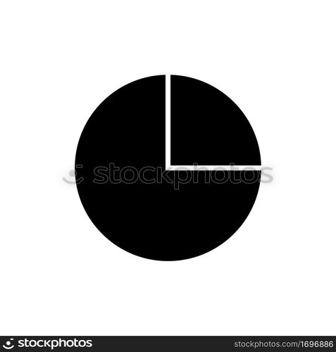 Pie chart diagram icon