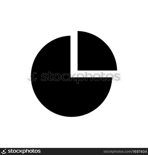 Pie chart diagram icon