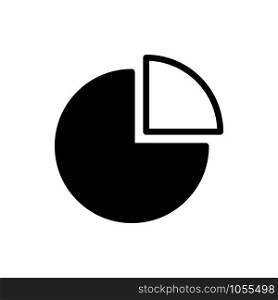 pie chart icon vector design template