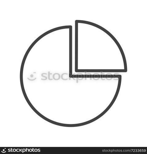 pie chart icon vector design template