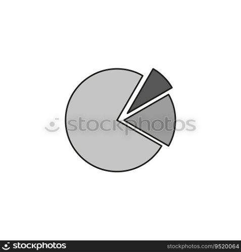 Pie chart icon. Vector illustration. EPS 10. Stock image.. Pie chart icon. Vector illustration. EPS 10.