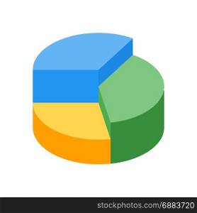pie chart variations, icon on isolated background,