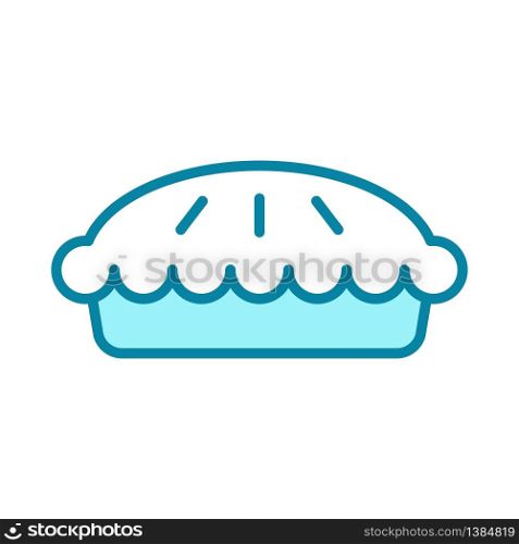 pie - food icon vector design template