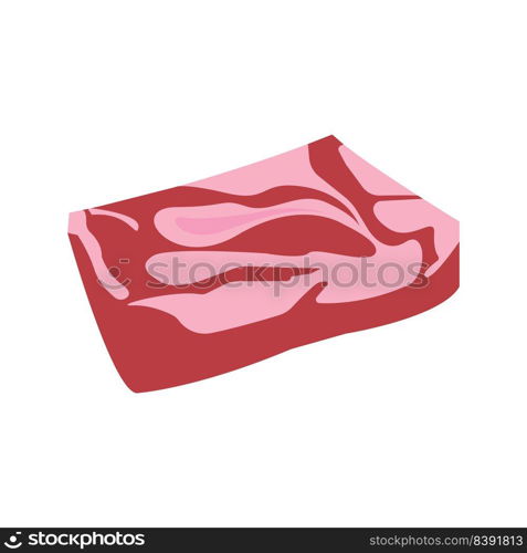 piece of meat icon vector illustration template design