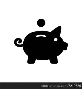 piggy bank flat icon
