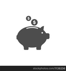 Piggy bank icon graphic design template vector isolated. Piggy bank icon graphic design template vector