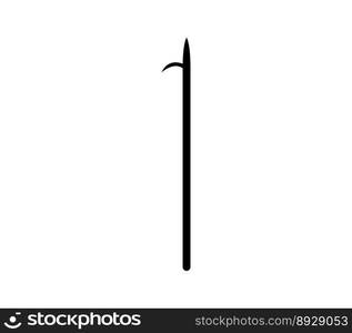 Pike pole icon vector image