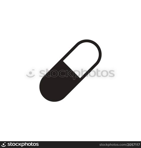 pill icon vector design templates white on background