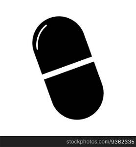Pill icon. Vector illustration. stock image. EPS 10.. Pill icon. Vector illustration. stock image.