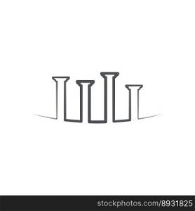 pillar column vector illustration design element