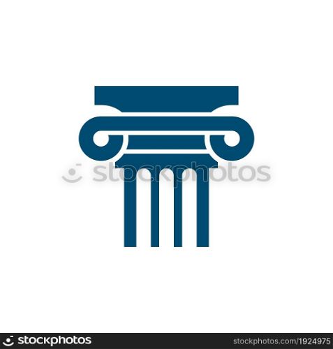 Pillar logo design related to architecture, building or attorney firm