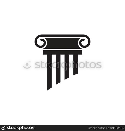 Pillar Logo Template,Column Vector Illustration