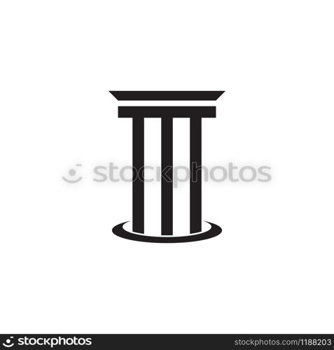 Pillar Logo Template,Column Vector Illustration