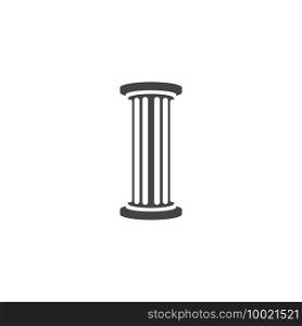 Pillar Logo Template. Column Vector illustration Design