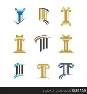 Pillar vector icon symbol illustration design